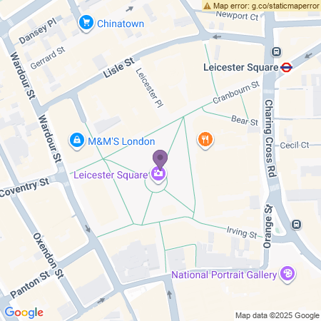 Lugar del Spiegeltent in Leicester Square