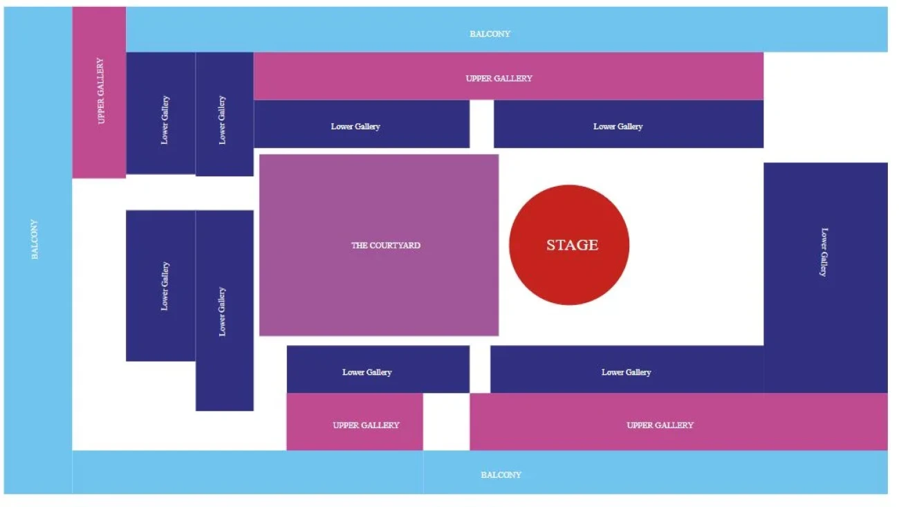 Plano de asientos de The O2