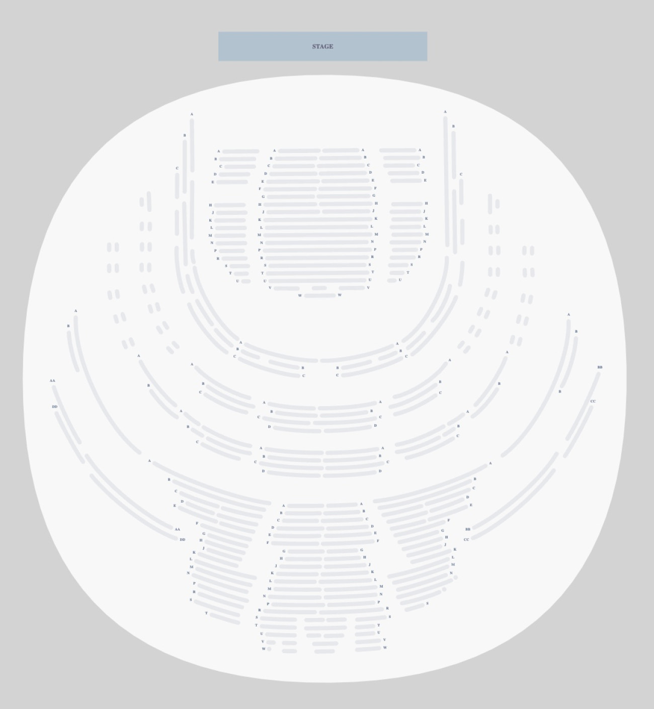 Plano de asientos de Royal Opera House Plano de asientos de Royal Opera House