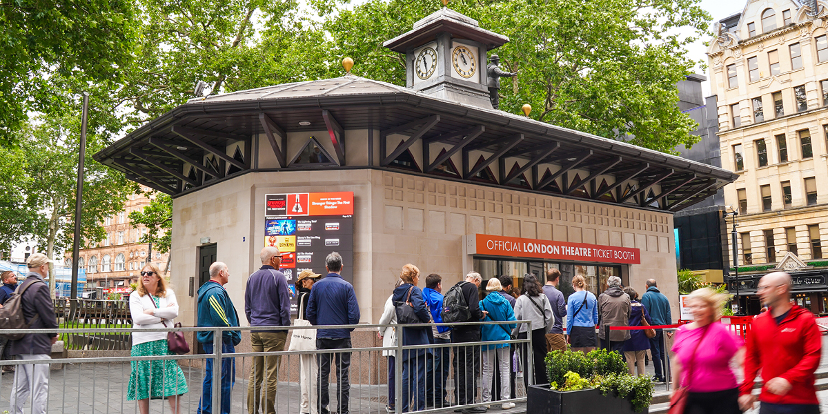 El quiosco TKTS de Leicester Square