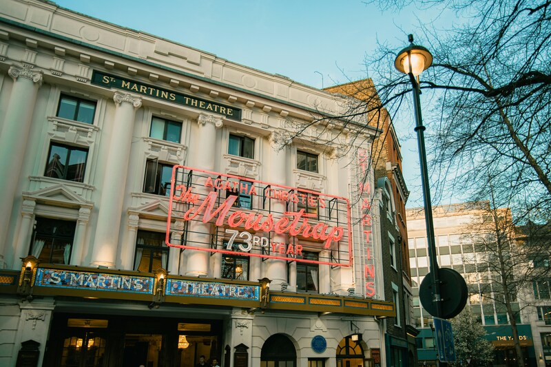 The Mousetrap en el St Martin’s Theatre. Foto de Jackson Sears en Unsplash