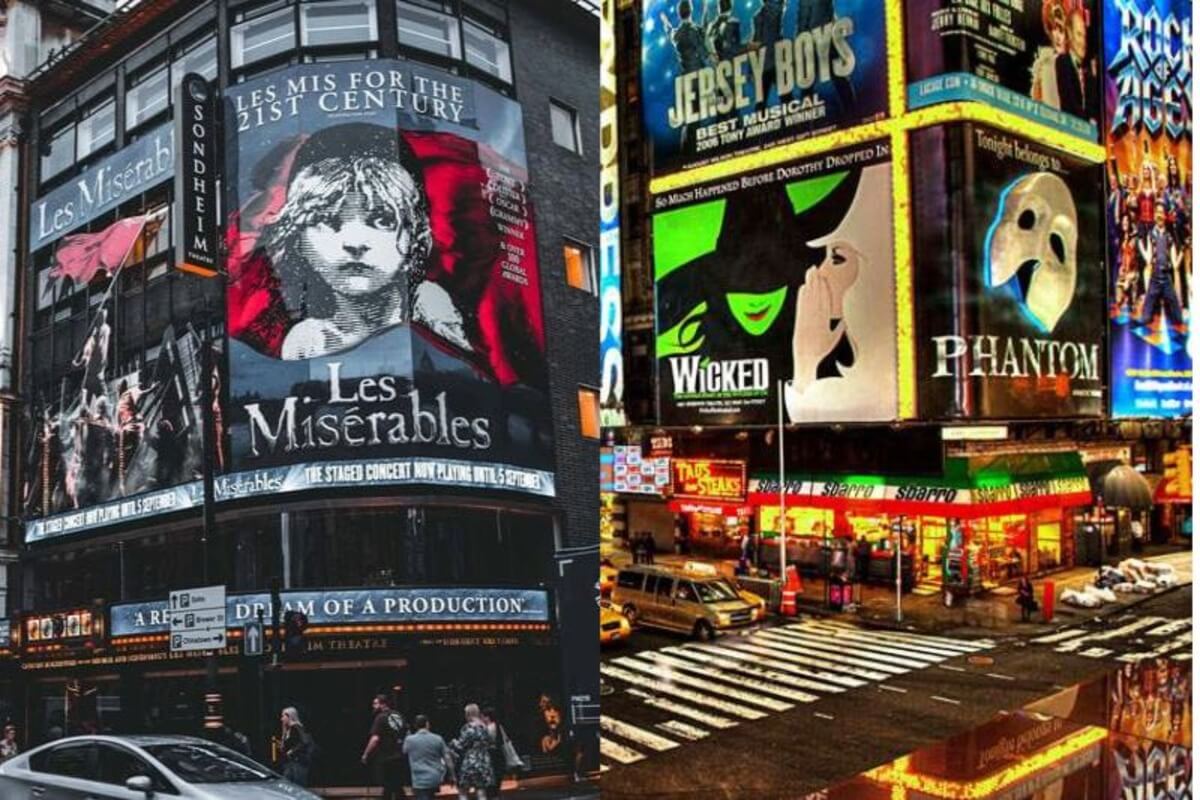 ¿Cuál es la diferencia entre el West End y Broadway?